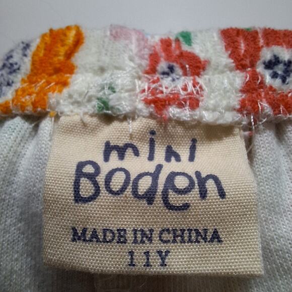 Mini Boden floral print towelling shorts - Picture 8 of 11